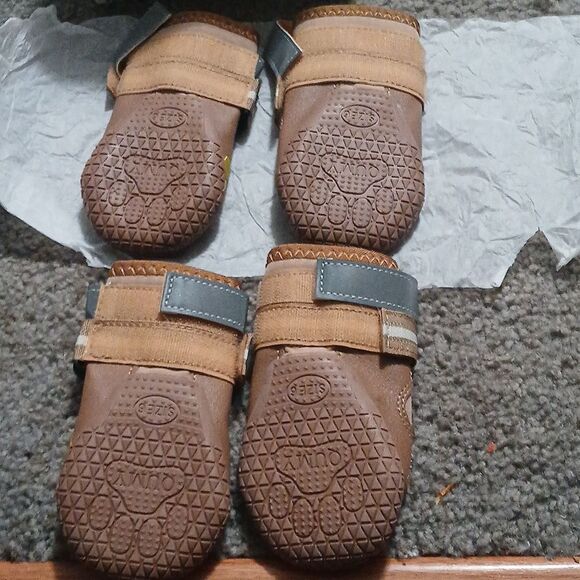 Dog Shoes Dog Boots & Paw Protectors Sz 6: 2.6''x3.0''(W*L) for 52-65 lbs NWT - Picture 4 of 12